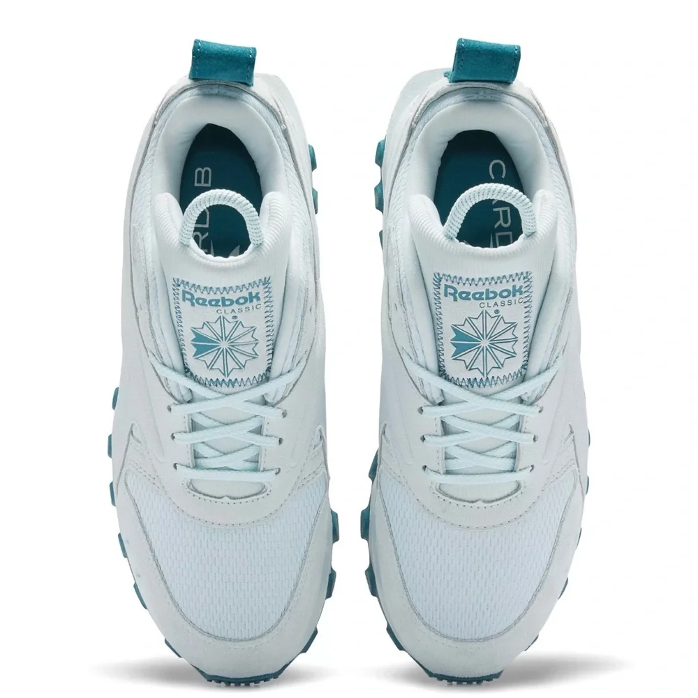 Reebok x Cardi B classic leather sneakers in teal - Picture 2 of 3